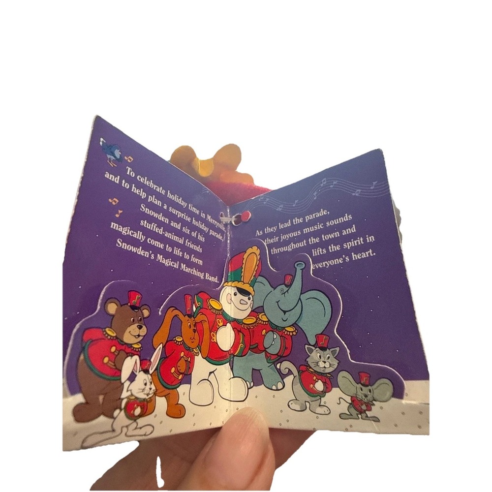 1999 Snowden & Friends Mouse Plush Target Exclusive Marching Band w/ Fold-Out Ta - Picture 2 of 2
